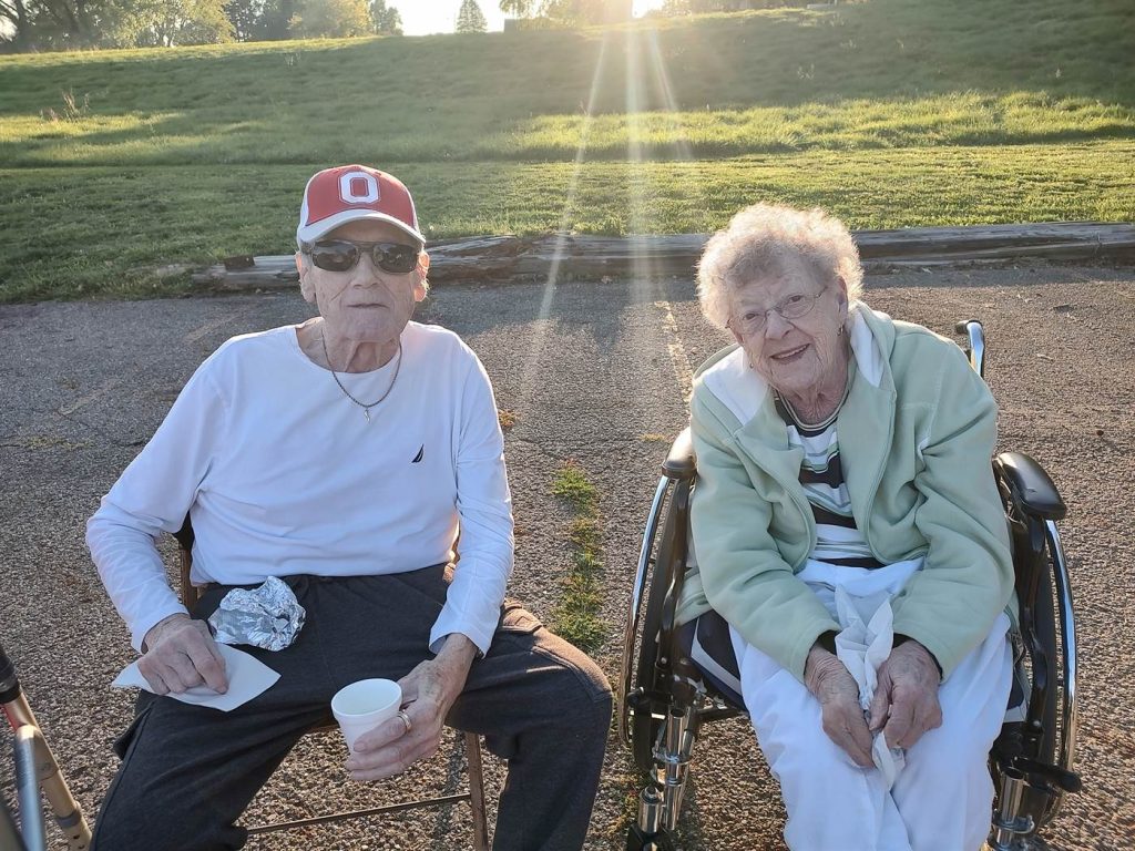 campfire fun event with our residents at country court